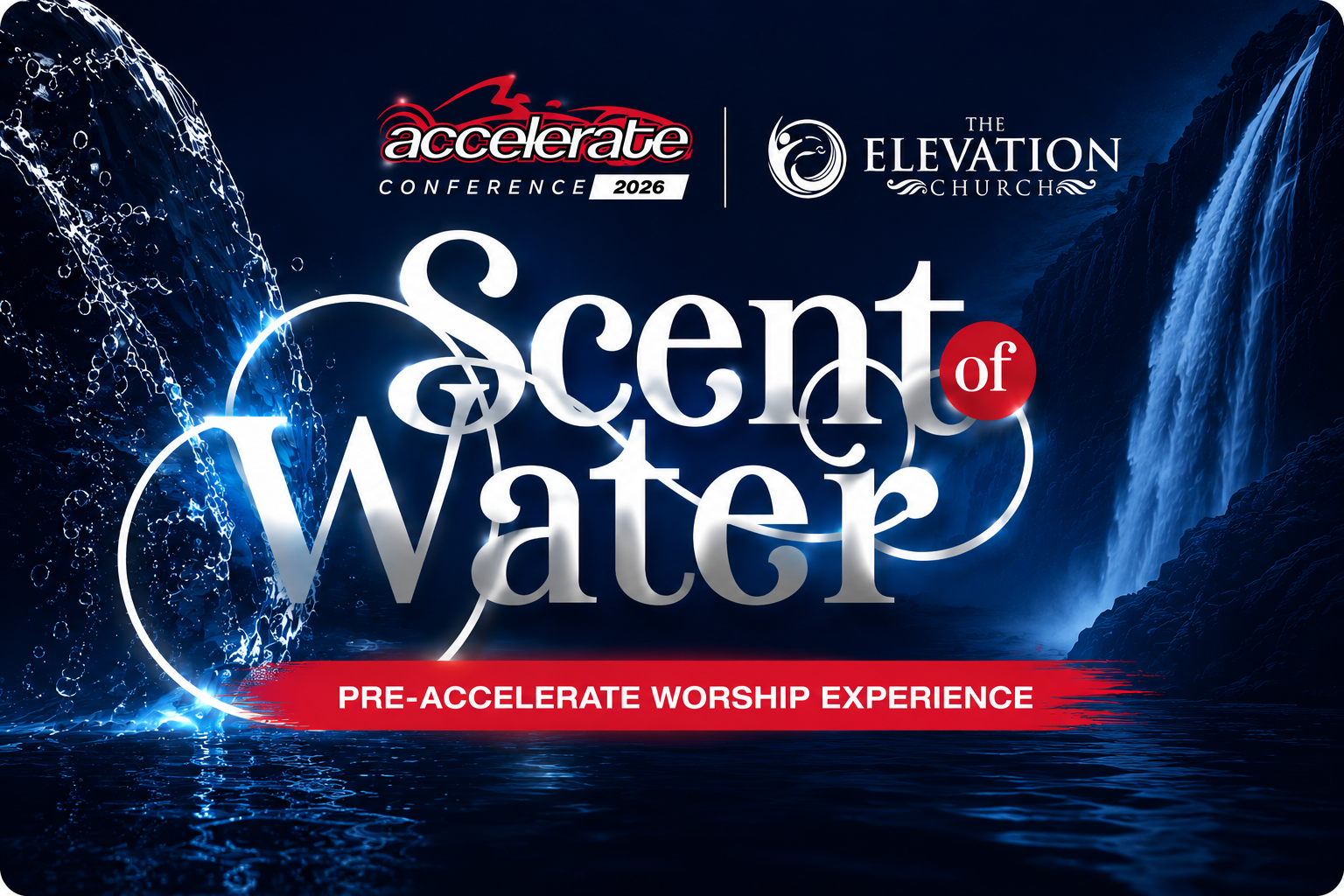 Scent of Water worship experience event flyer