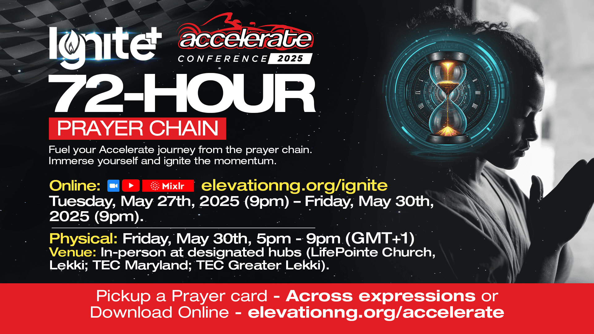 72 hrs Prayer maratho LED_