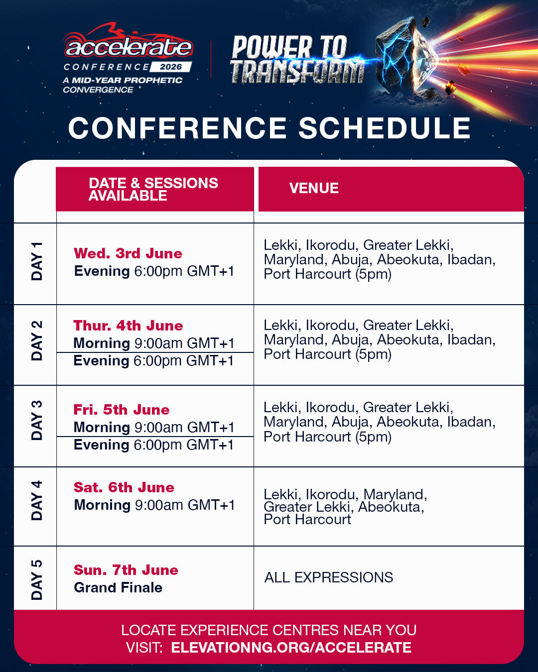 Event Schedule 2026-5
